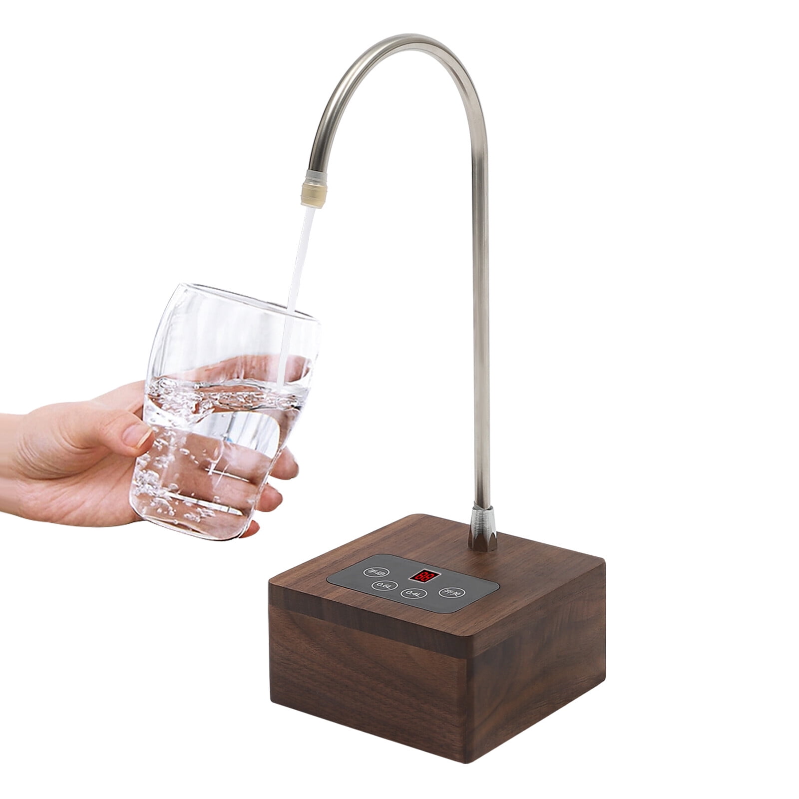 Drinking Water Pump, Water Dispenser, Water Bottle Pump, Rechargeable Electric Pump, Tabletop Auto Dispensing, 360° Rotating Faucet, Leak Prevention, Dust Cover, Easy Installation, Portable