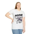 thumbnail image 1 of Drinking Witches Spooky Coffee Wine T-shirts, 1 of 5