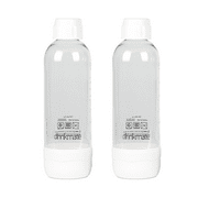 Drinkmate Carbonation Bottles (2 Pack) (1L, Classic White)