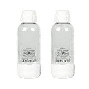 Drinkmate Carbonation Bottles (Twin Pack) (0.5L, Classic White)