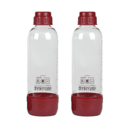 Drinkmate Carbonation Bottles (Twin-Pack) (1L, Royal Red)