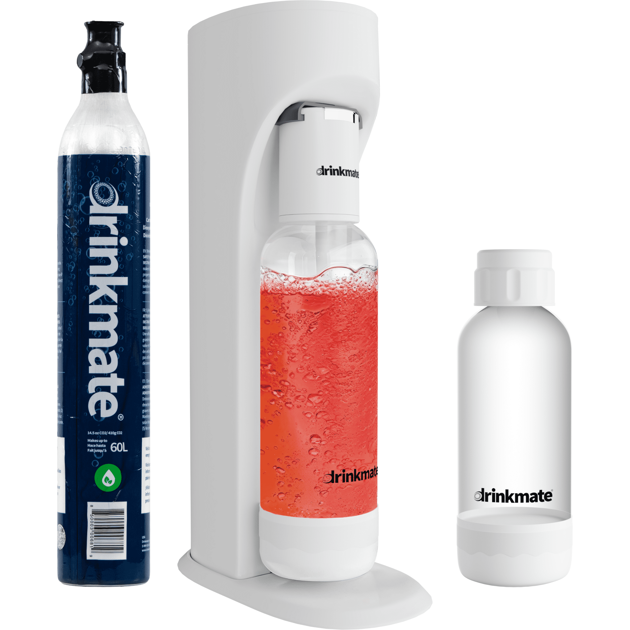 Drinkmate OmniFizz Soda Machine, Carbonates Any Drink