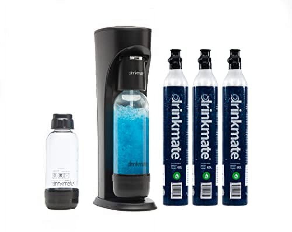 Drinkmate OmniFizz Sparkling Water and Soda Maker, Carbonates Any Drink, ULTIMATE BUNDLE