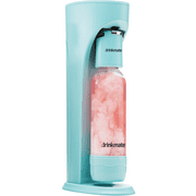 Drinkmate OmniFizz Sparkling Water and Soda Maker, Carbonates Any Drink, CO2 cylinder Not Included (Arctic Blue)