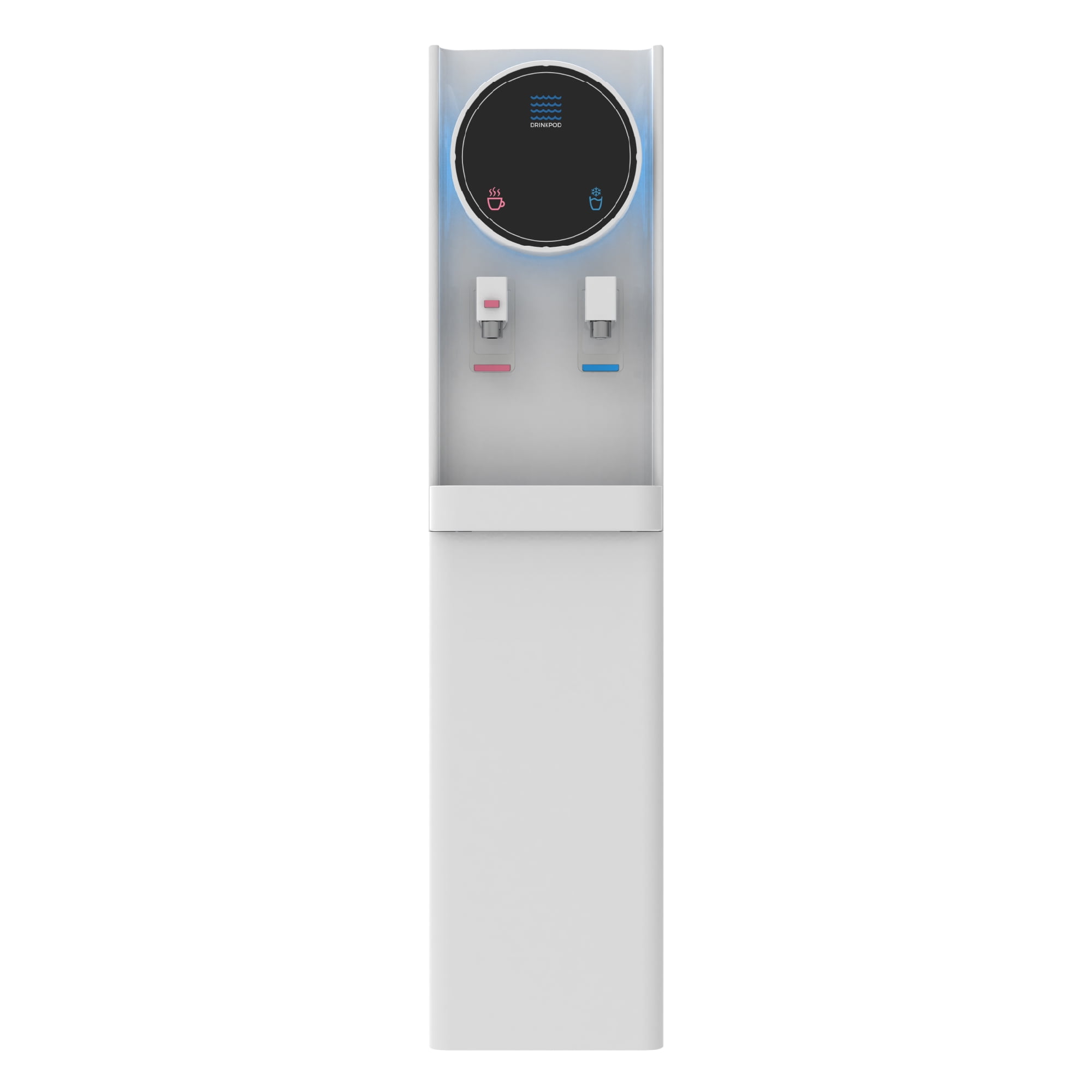 White Stainless Steel Hot and Cold Bottleless Water Dispenser