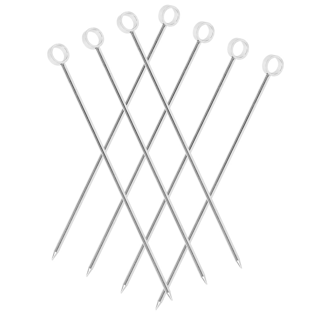 Drinks Appetizers 7 Pcs Fancy Toothpicks for Stainless Steel Fruit