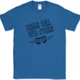 thumbnail image 1 of Drinks Well With Others T-Shirt Funny Drinking Drunk Bar Party Tee - Royal Blue, M, 1 of 1