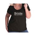 thumbnail image 1 of Drinks Well With Others Womens Plus Size Scoopneck Tee, 1 of 1