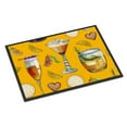 thumbnail image 1 of Drinks and Cocktails Gold Doormat 18x27, 1 of 4