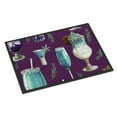 thumbnail image 1 of Drinks and Cocktails Purple Doormat 18x27, 1 of 4