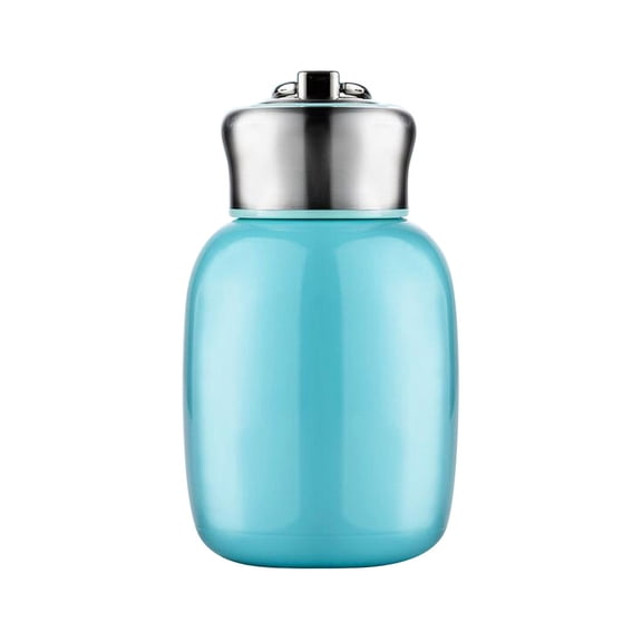 Drinkware 200ML Mini Double Wall Stainless Steel Vacuum Belly Cup Single Kitchen Gadget, Solid Insulation Vessel, Compact Storage Tray for Office Home Daily Coffee Tea Drinking