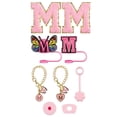 thumbnail image 1 of Drinkware Accessory Set with Embroidery Patch Straw Covers Charm Necklace Chain & Leak Guard Accessories for Decorative Upgrade, 1 of 3