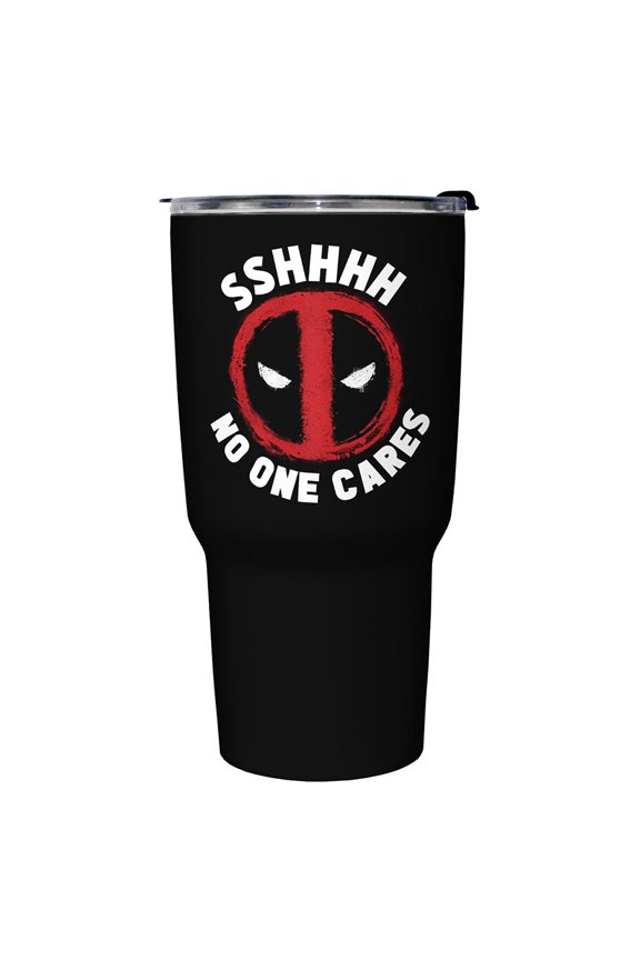 Drinkware Marvel Deadpool No One Cares 27oz Stainless Steel Bottle