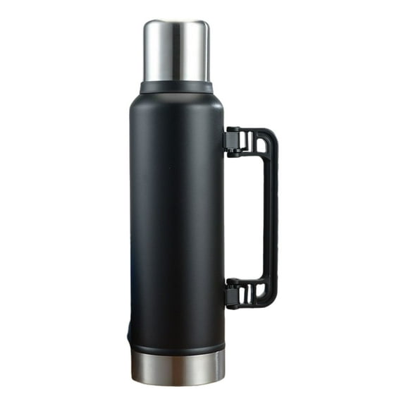Drinkware Oversize 1400ml Stainless Thermal Outdoor Water Flask 1 Pack Insulated Tumbler, Double Wall Kitchen Gadget, Beverage Container for Camping Gym All-Day Liquid Storage