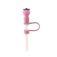 thumbnail image 1 of Drinkware Reusable Silicone Straw With Dust Cap 1 Pack Storage Jar, 8mm Universal Kitchen Gadget, Bar Accessory for Cold Smoothie Coffee Beverage Serving, 1 of 4
