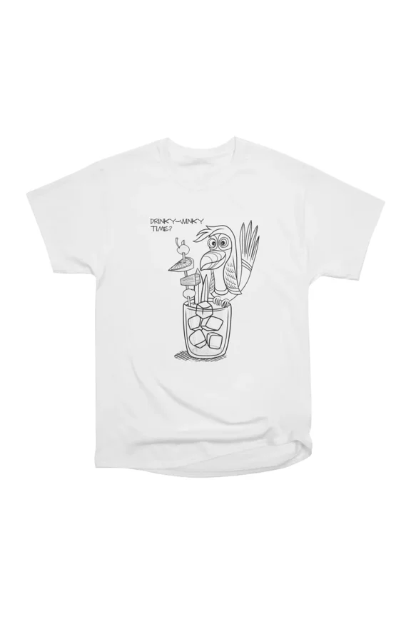 DrinkyWinky Time people T-Shirt Tee Gift For Him Merch For Her Apparel For Friend