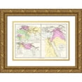 thumbnail image 1 of Drioux 18x13 Gold Ornate Wood Framed with Double Matting Museum Art Print Titled - Asian Empires - Drioux 1882, 1 of 4