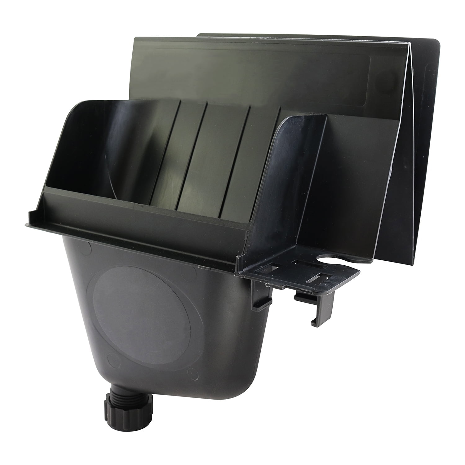 Drip Catcher Tray Beverage Cooler with Drain Hose Black 3 Cup