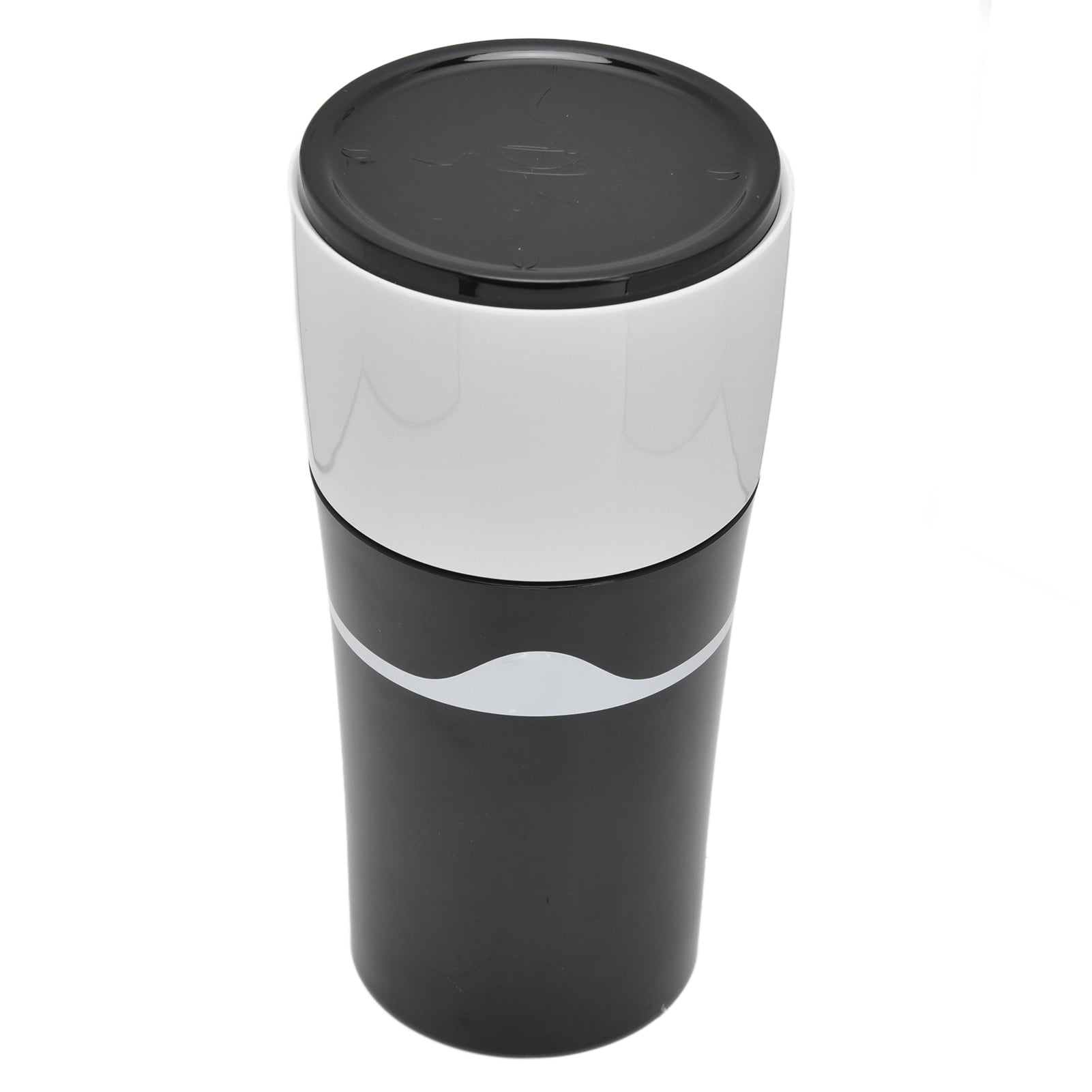 Fyydes Black White Finish 4-Cup Portable Drip Coffee Maker