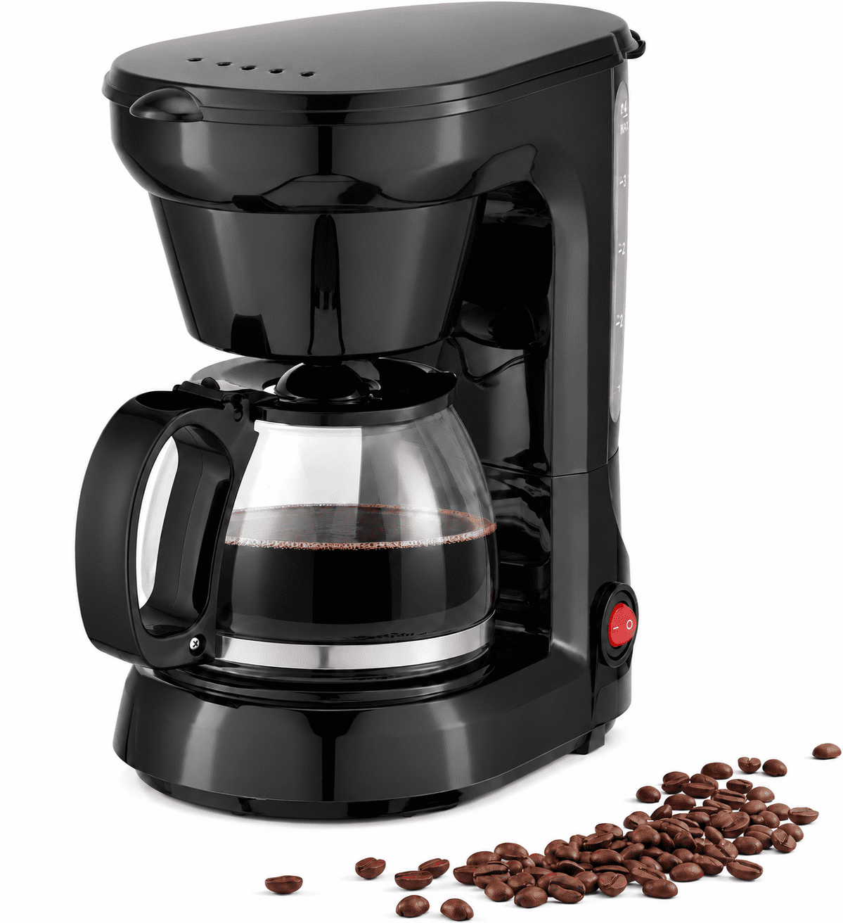 Coffee Maker, 6-Cup Drip Coffee Maker with Glass Carafe, Reusable ...