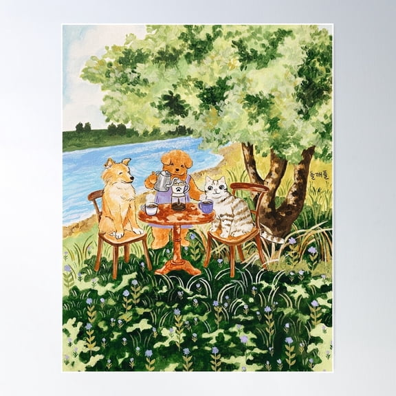 Drip Coffee Poster Wall Art, Modern Wall Decor For Living Room Bedroom, 24x36 UNFRAMED