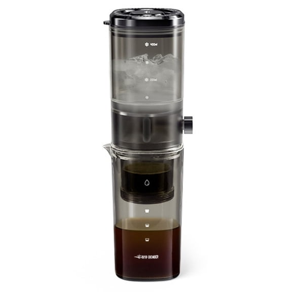 Drip Cold Brew Coffee Maker Smooth Brew Ice Coffee with Uniform Speed Dripping Black