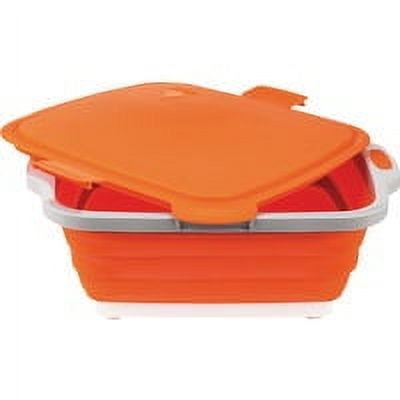 Drip EZ Jr V2 BBQ Prep Tub with Locking Lid and Nylon Cutting Board TUBV2-JR-1-OR