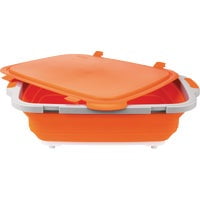 Drip EZ Prep Tub V2 with Cutting Board and Locking Lid - Large BBQ - 1 Piece, Orange