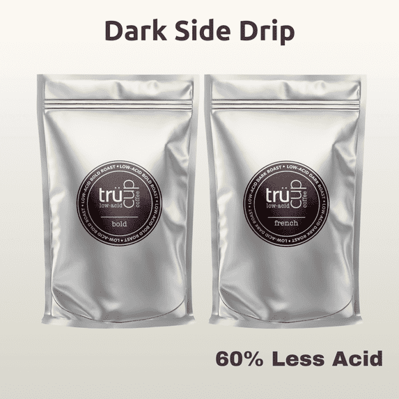 trücup low-acid drip coffee sample 2 x Pack Bold & French Samples