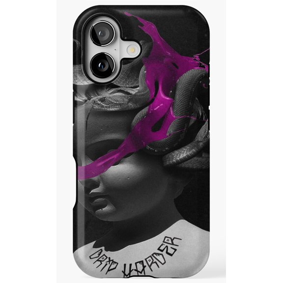 Drip Harder Abstract Paint Splatter Art Case Phone Case for iPhone 17 16 15 14 13 12 11 Pro Max