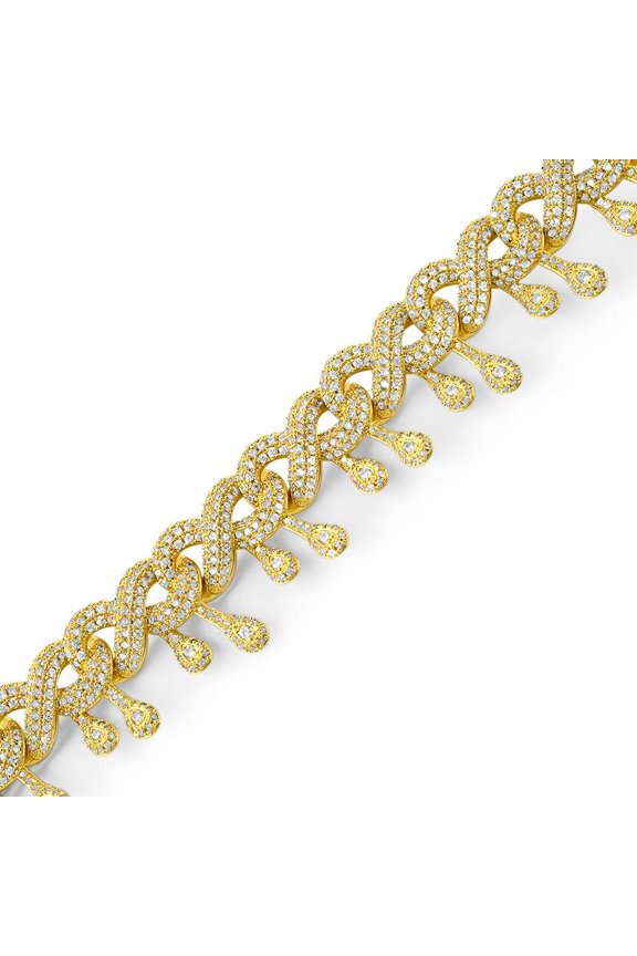 Drip Infinity Link CZ Hip Hop Iced Out Chain