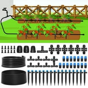 Drip Irrigation Kit, 230FT Garden Irrigation System, Jorking Quick Connect Plants Watering System for Lawn Patio Raised Bed Automatic Irrigation Equipment with 1/4" Blank Distribution Tubing