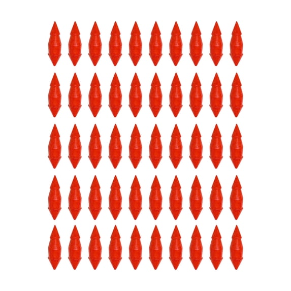 Drip Irrigation Plug 500pcs | Double-Ended Leak Stopper for 5mm & 7mm Holes | Red Plastic Water Saver, Easy Install, No Tools Needed | Home Garden & Agriculture