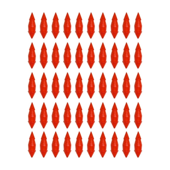 Drip Irrigation Plug 500pcs | Double-Ended Leak Stopper for 5mm & 7mm Holes | Red Plastic Water Saver, Easy Install, No Tools Needed | Home Garden & Agriculture