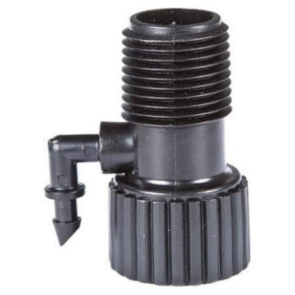 Drip Irrigation Riser Adapter 1/2" FPT x 1/2" MPT x 1/4" Barb - 25 Pack