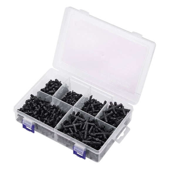 Drip Irrigation System Fitting Kit 300 Pieces 1/4 Inch Barb Connector 3 Straight Piercing 4 Way Elbow End Plug for Garden Lawn