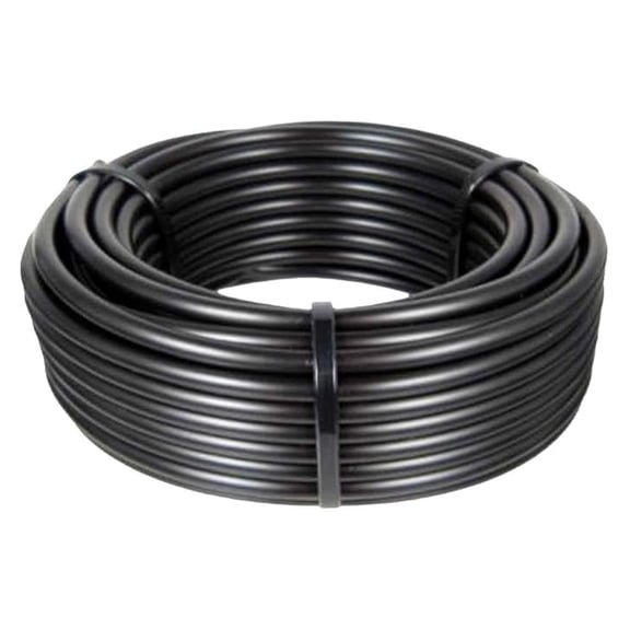 Drip Irrigation Tubing 1/2 Inch, 100ft Rigid Pipe for Garden Watering, Lawn Irrigation System Replacement, Compatible with 1/2" Fittings