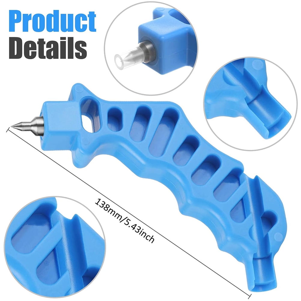 Drip Irrigation Tubing Hole Punch Tool with Fitting Insertion