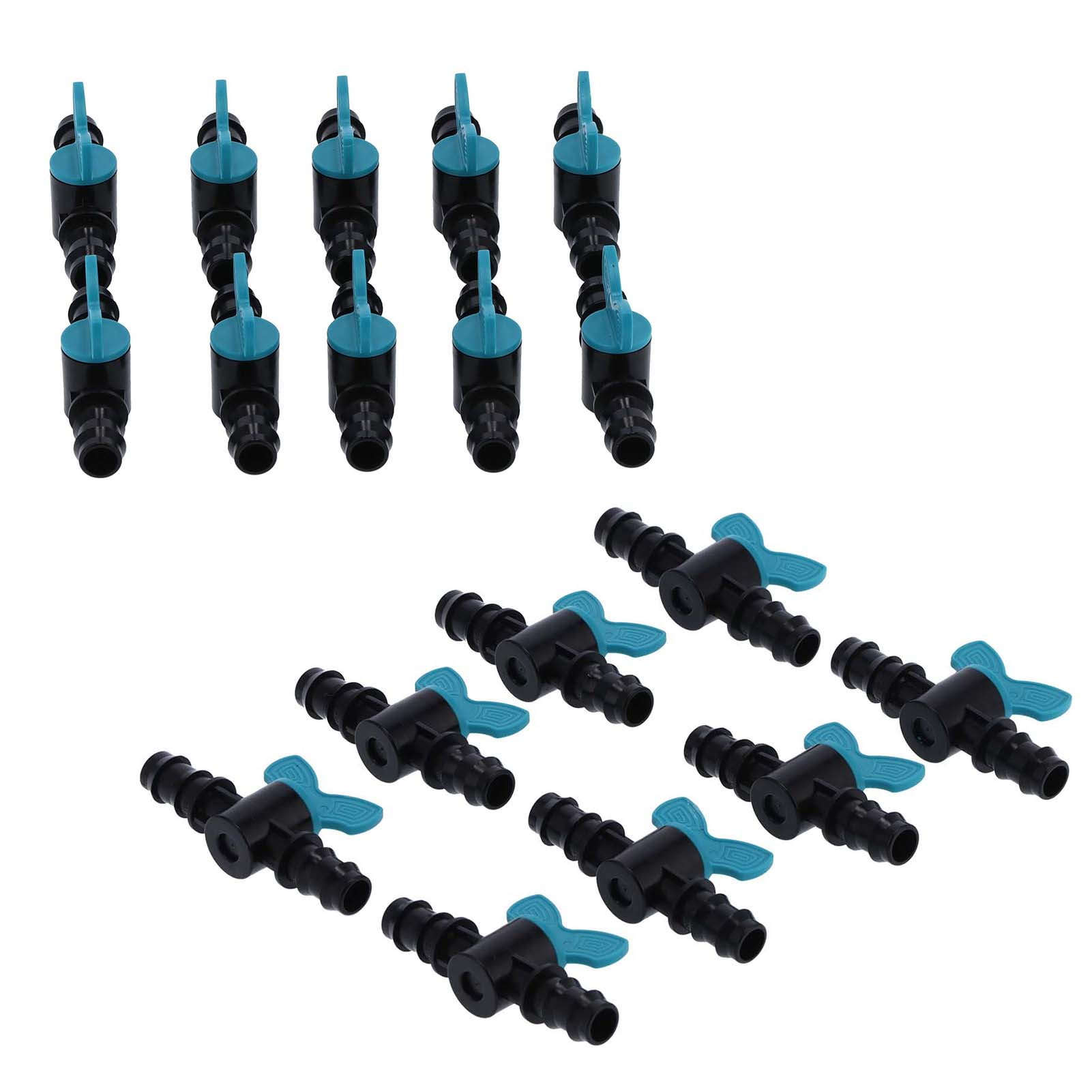 Drip Irrigation Valve, Drip Irrigation Tubing Shut Off Valve, 50 Pack