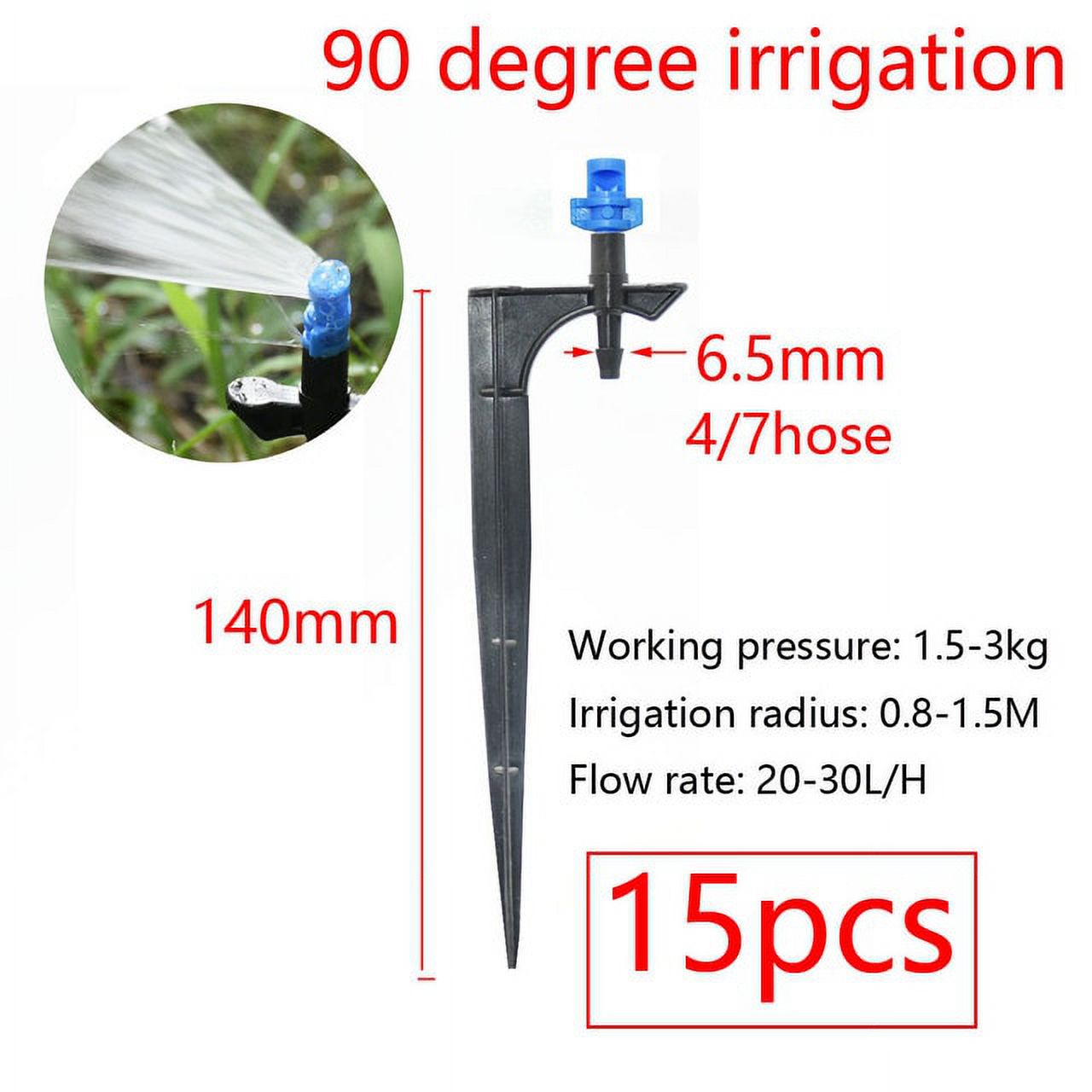 Drip Irrigation Watering Sprinkler Dripper Greenhouse Garden Adjustable