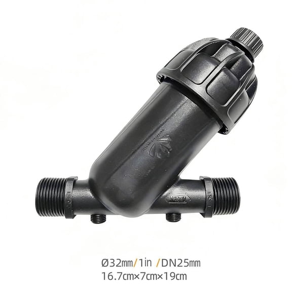 Drip Irrigation Y Filter (120 Mesh Stainless Steel Screen), Drip Irrigation in-Line Y Filter, for Garden Irrigations