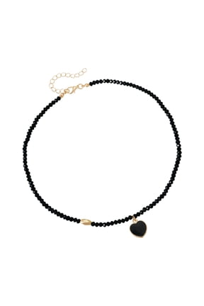 Drip Oil Heart Jewelry Portable Alloy Necklace Ideal for Gift Giving In Packaging