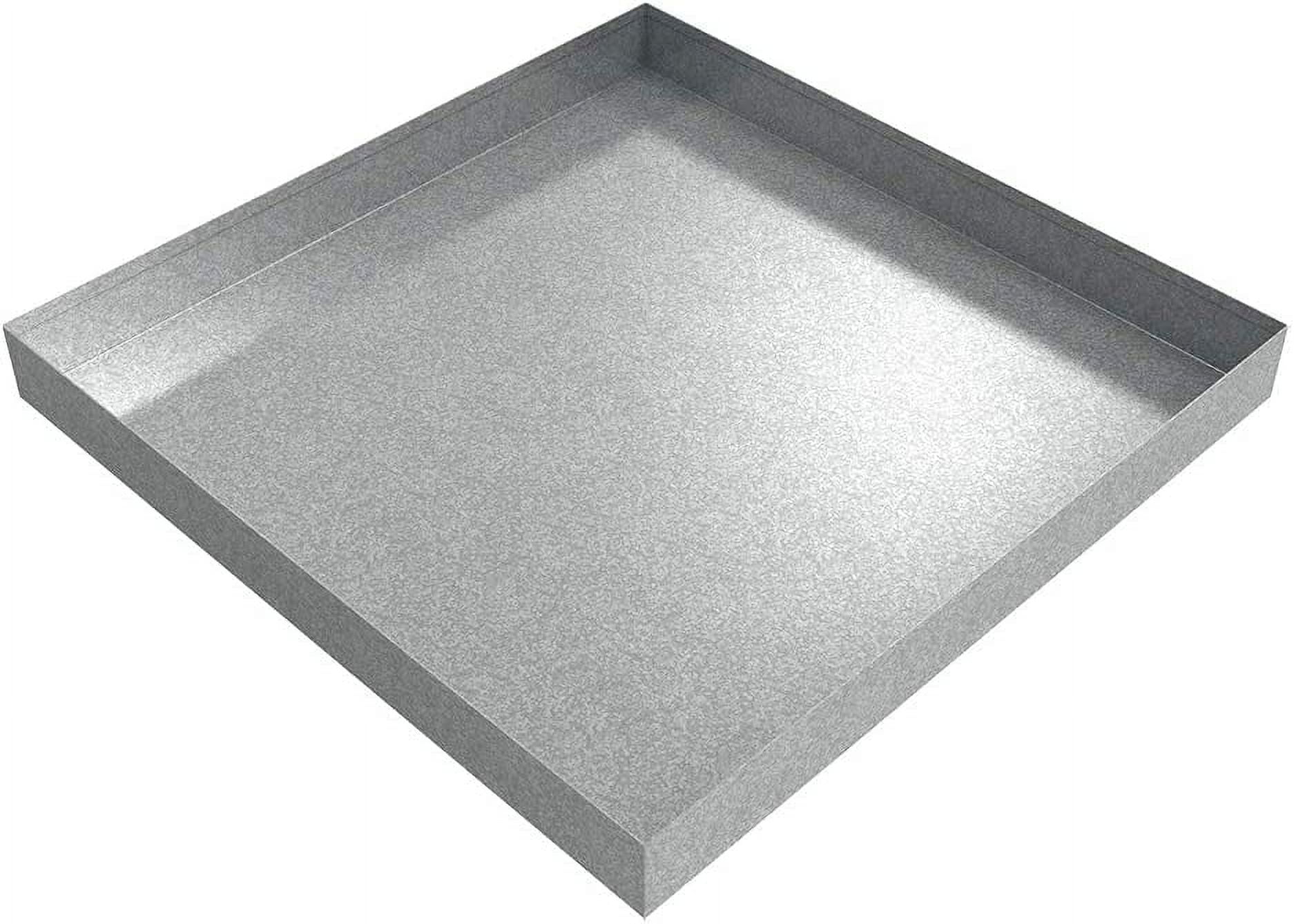 Drip Pan 24" x 24" x 2.5" Galvanized Steel Water Damage