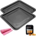 Drip Pan for Instant Vortex Plus Air Fryer, 2 PCS Upgraded Rectangular