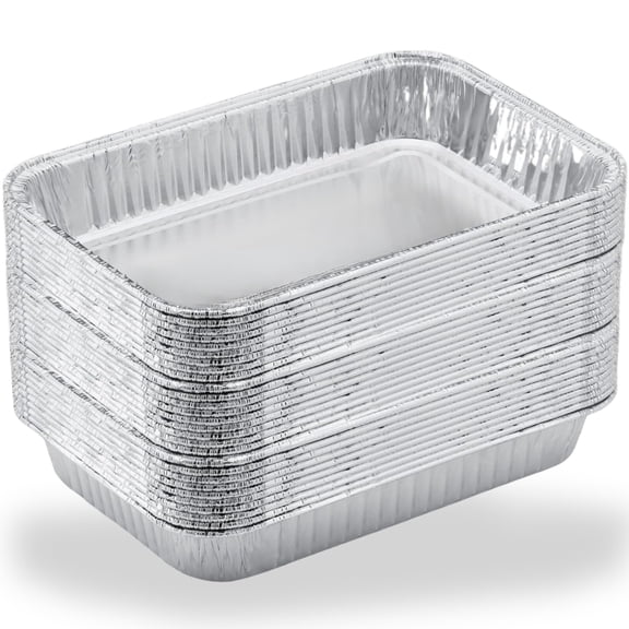 Drip Pans For Weber  Disposable Aluminum Foil Grease Trays Grills Universal Replacement Liners Series 8.6" X 6" - 30