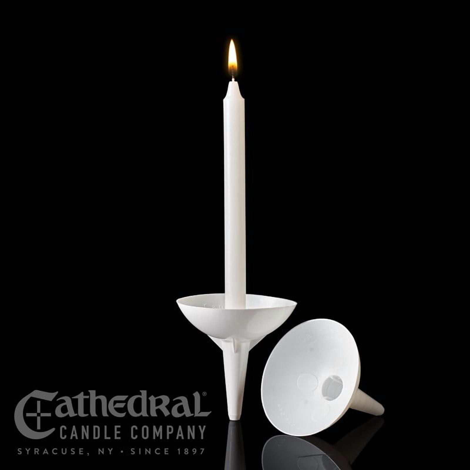 Cathedral Candle 380221 Plastic Handle & Holder Drip Protectors - Fits 0.375 in. - 0.5 in. - Pack of 100