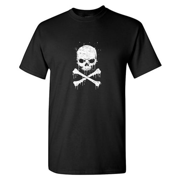 Drip Skull Sarcastic Humor Graphic Tees Gift For Mens Novelty Funny T Shirt