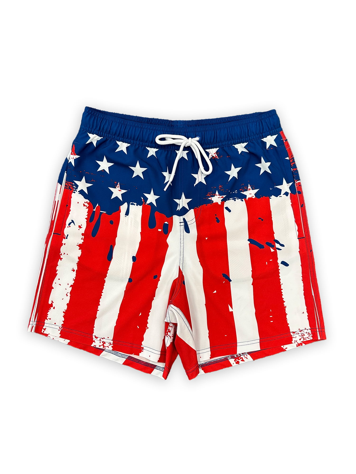 Drip Stars Men's and Men's Big & Tall Graphic Swim Shorts, Sizes S-3XL