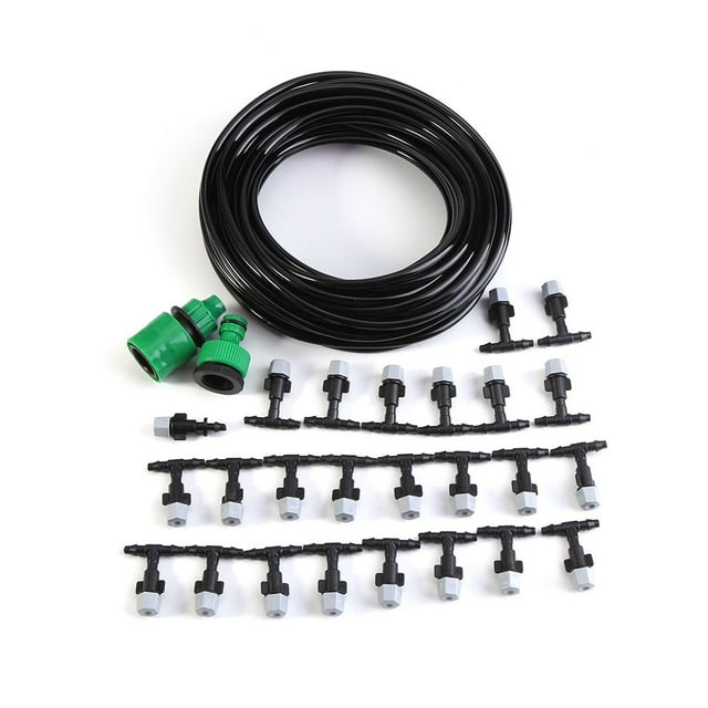 Drip Watering Kit Automatic Cooling System Hose Sprinkler Nozzle Garden