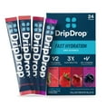 thumbnail image 1 of DripDrop Classic Fast Hydration - Sampler Variety Electrolyte Powder Drink Mix 0.35 oz, 24 Count, 1 of 5